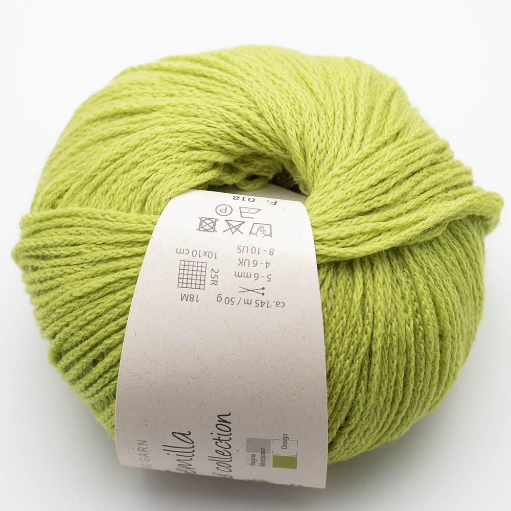 BC Garn Semilla Cable - Deep Citron Green (Color #018) - FULL BAG SALE (5 Skeins)