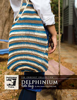 Delphinium Tote Crochet Pattern (PDF File)