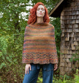 A Berroco Ultra Wool Fine & Millefiori Light Pattern - Demaris Poncho (PDF)