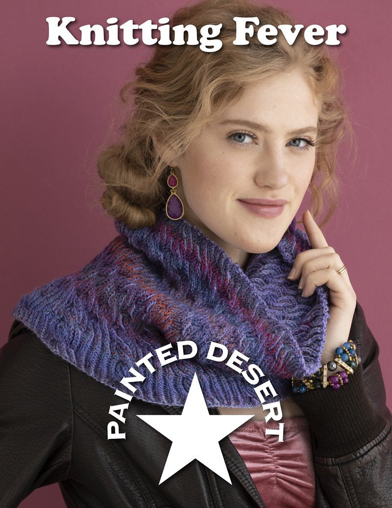 A Knitting Fever Painted Desert Pattern - Descartes Cowl (PDF)