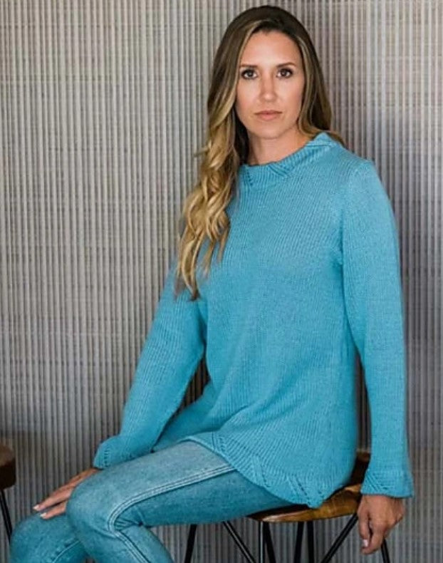 A GGH Volante Pattern - Diagonal Lace Border Pullover 5900s (PDF ...