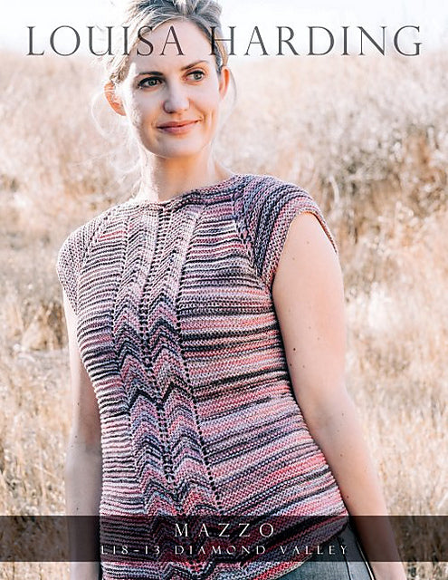 A Mazzo Pattern - Diamond Valley Tee FREE with Purchases of 5 or more skeins of Mazzo (One Pattern for each 5 Skein Purchase Please)