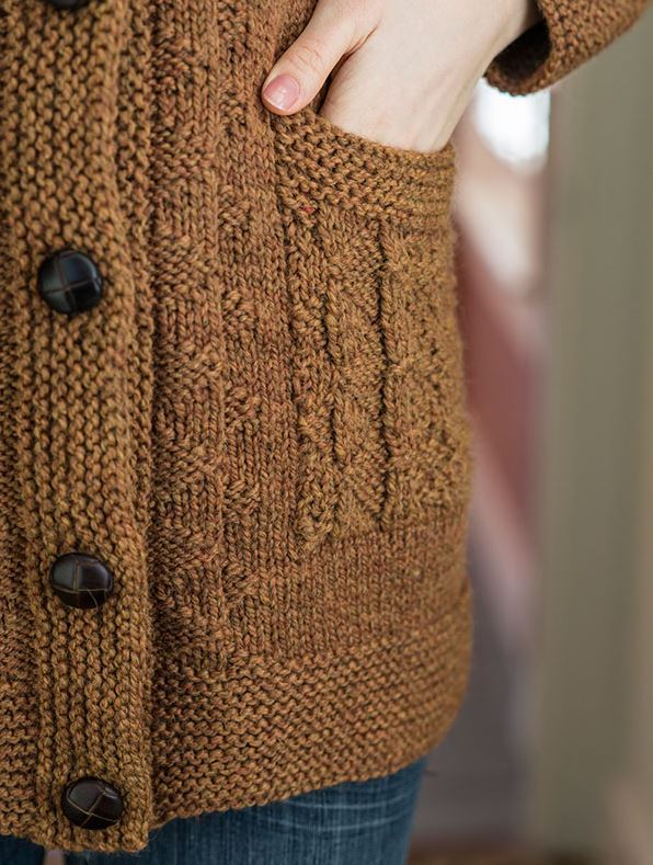 A Berroco Ultra Alpaca Chunky Pattern - Dine Cardigan (PDF)