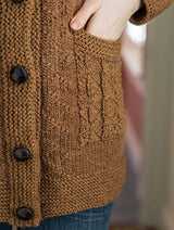 A Berroco Ultra Alpaca Chunky Pattern - Dine Cardigan (PDF File)