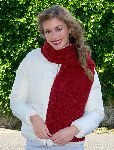 A Queensland Kathmandu Aran 100 Pattern - Doris Scarf - Free with Purchases of 3 Skeins of Aran 100 (Print Pattern)