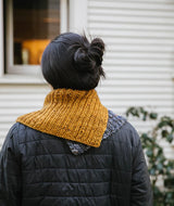 A Churchmouse Yarns and Teas Pattern- Double Split Color-Blocked Cowl (PDF)