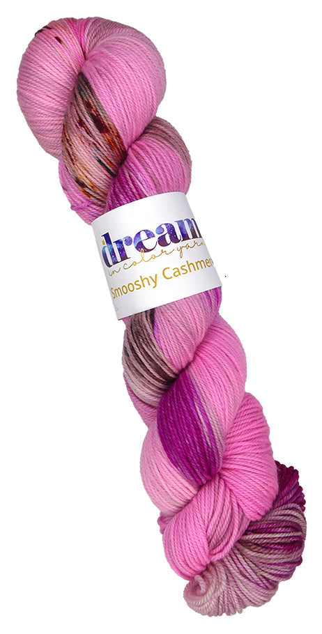 Dream in Color Smooshy with Cashmere One of a Kind - Pink Hearts