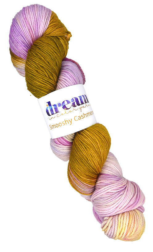 Dream in Color Smooshy with Cashmere One of a Kind - Pink Lime Twist