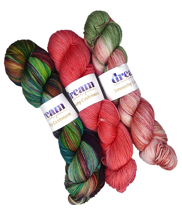 Dream in Color Smooshy with Cashmere One of a Kind Bag - Candy Hearts (3 skeins)