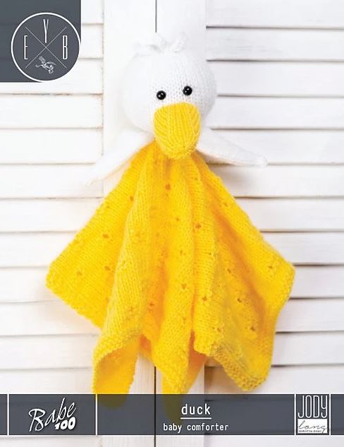 A Euro Baby Pattern - Duck Baby Comforter - Free with Purchases of 4 Skeins of Babe 100 (PDF)