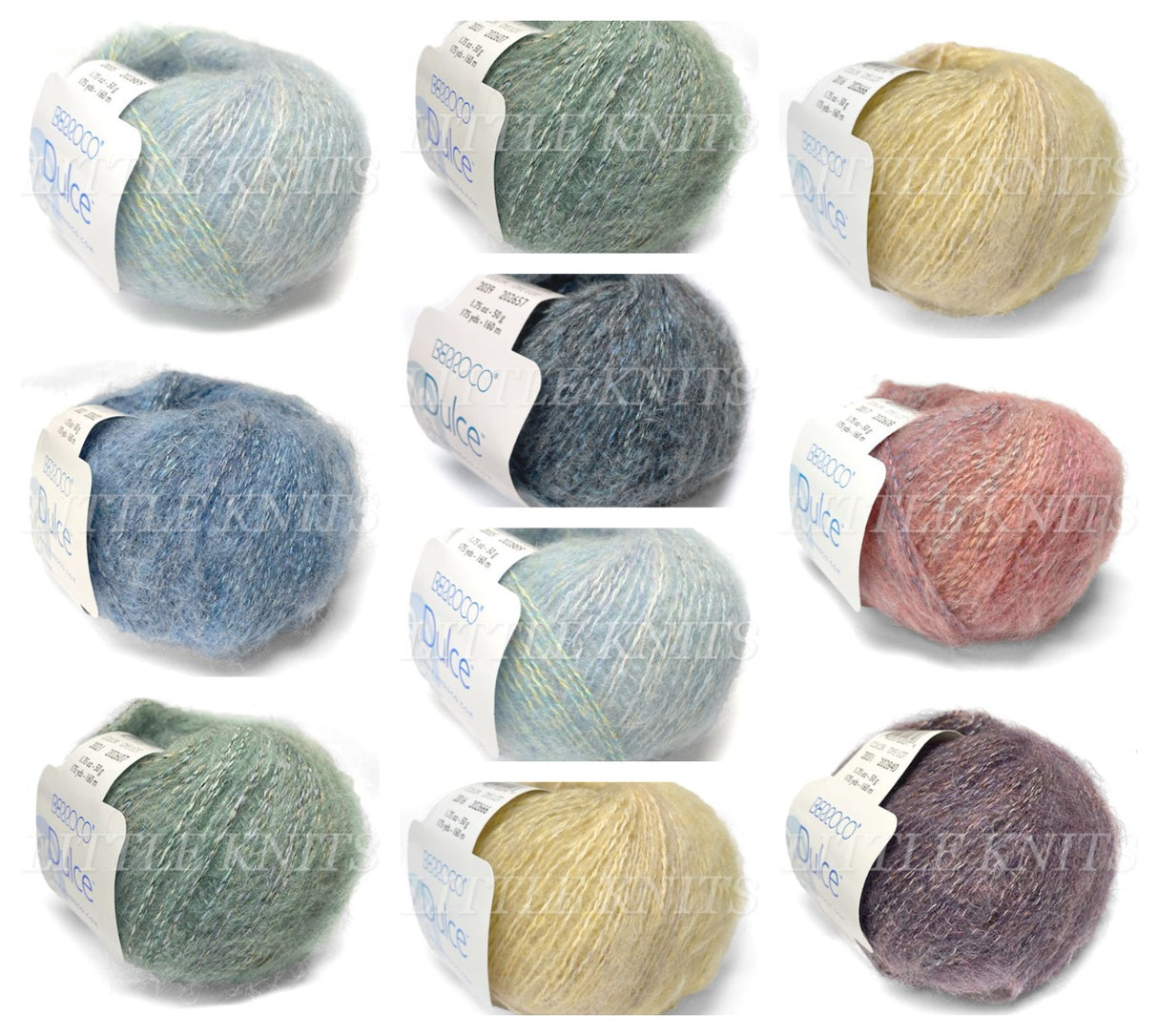 !Berroco Dulce MYSTERY BAG - (10 Skeins) - 4/3/3 Color Split, Colors Picked by Little Knits - 75% Off Sale!