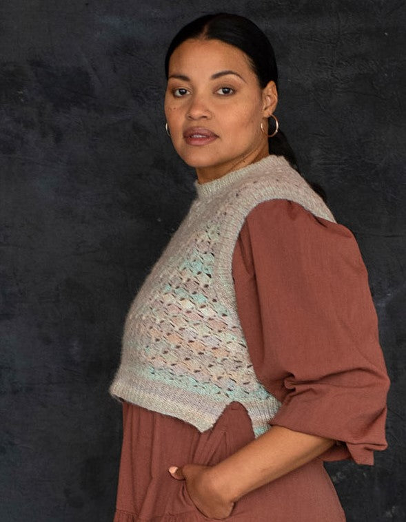 A Berroco Dulce Pattern - Odette Vest (Crochet) (PDF File)