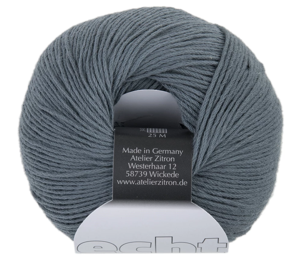 Zitron Echt Yarn - Graphite (Color #03)