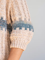 A Berroco Remix, Summer Sesame & Aerial Pattern - Edelie Cardigan (PDF)