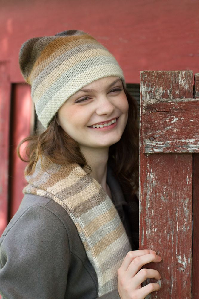 A Juniper Moon Farm Herriot Pattern - Egbertine Cowl and Beanie (PDF)