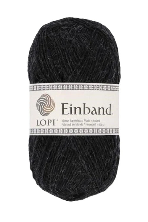 Lopi Einband - Black Heather (Color #0151)