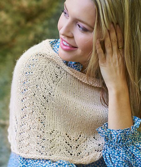 Eirian Capelet - Free with Purchase of 3 or More Skeins of Cambria (PDF File)