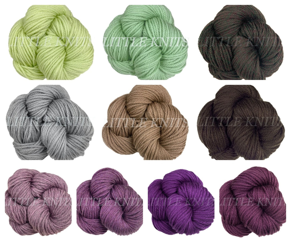 z Ella Rae Chunky Merino Superwash - MYSTERY BAG ( 10 Skeins, 4,3,3 Color Split) - Each bag will be different than the pic