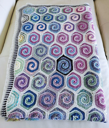 Ella's Temperature Crochet Blanket by Kaye Adolphson (PDF) - LINK IN DESCRIPTION