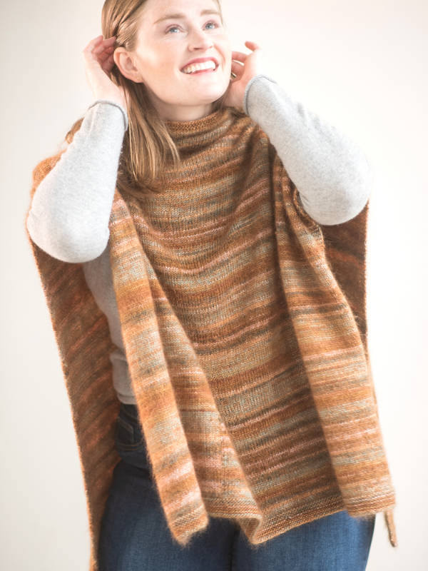 A Berroco Tiramisu Pattern - Elmira Ruana (PDF)