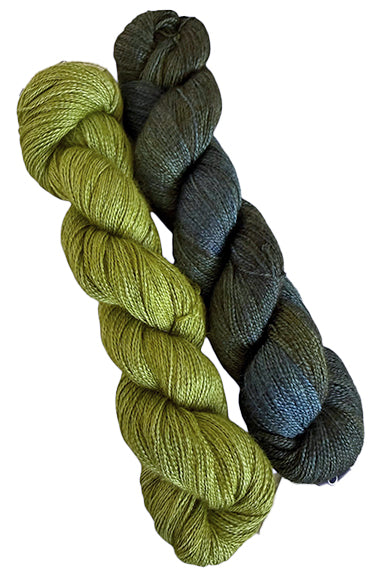 Malabrigo Silkpaca One of a Kind Colors - English Ivy (2 SKEINS)
