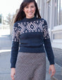 A Berroco Ultra Alpaca Pattern - Enni (PDF File) sweater knitting pattern sale at Little Knits