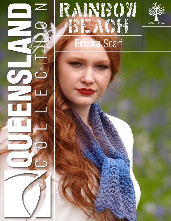 A Queensland Rainbow Beach Pattern - Eriska Scarf - PDF File