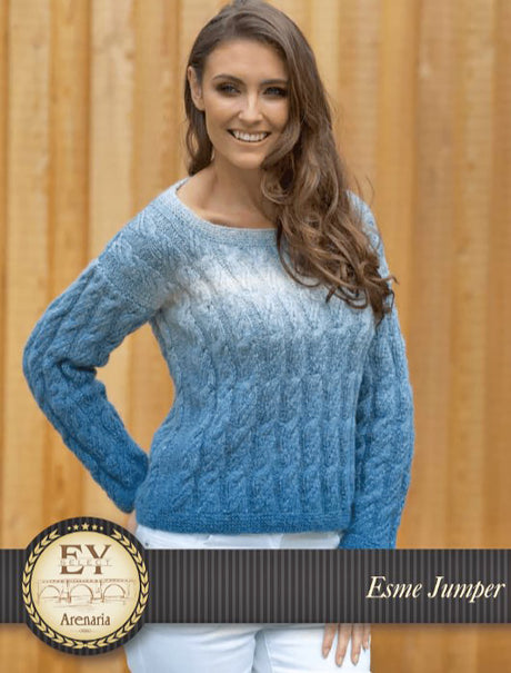 Euro Yarns Select Arenaria Pattern - Esme Jumper Cowl (PDF) free knitting pattern at Little Knits