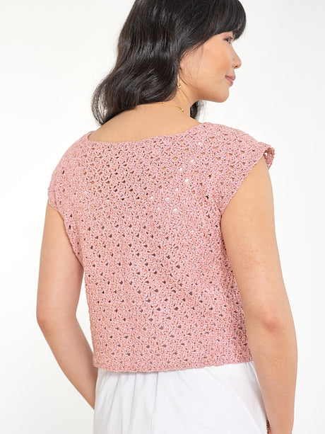 A Berroco Lumi Pattern - Espalmador Top - Crochet (PDF)