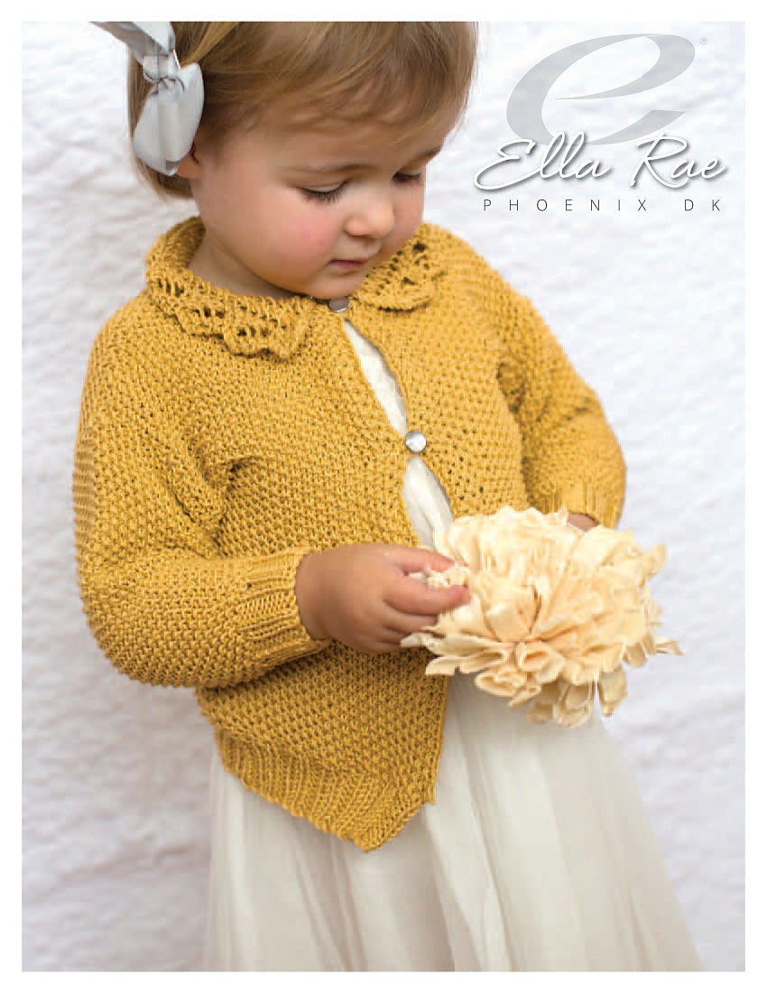 An Ella Rae Phoenix DK Pattern - Ester Cardi (PDF)