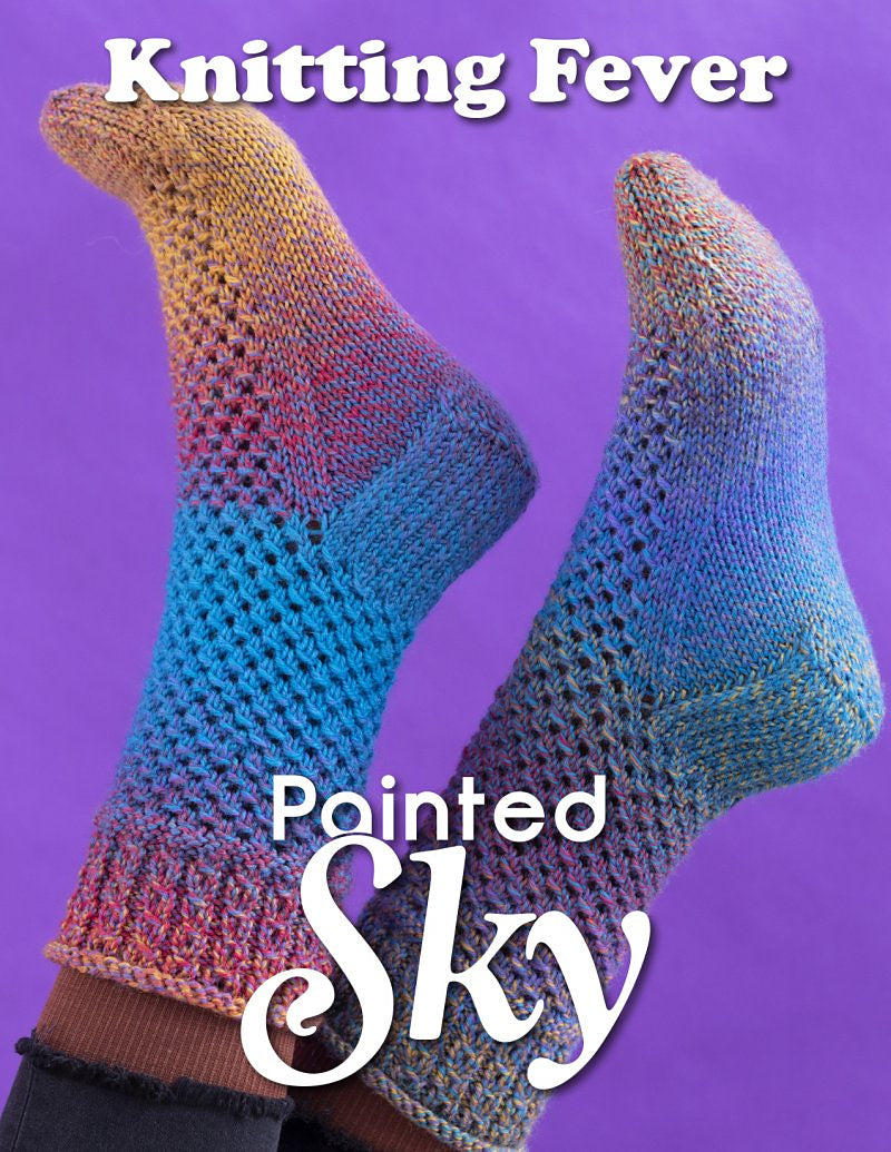 A Knitting Fever Painted Sky Pattern - Etoile Socks