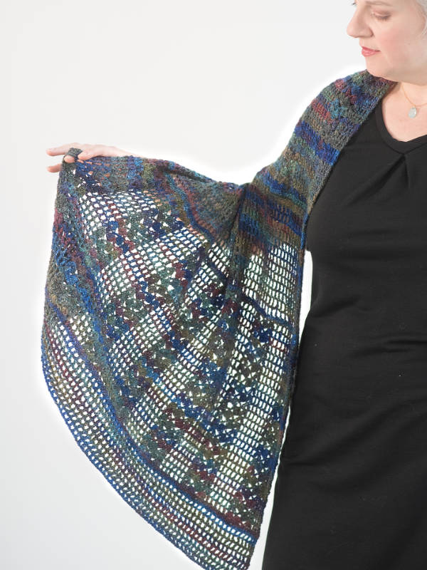 Berroco Millefiori Light Luxe Pattern - Eveleth Wrap (Crochet) -PDF Copy