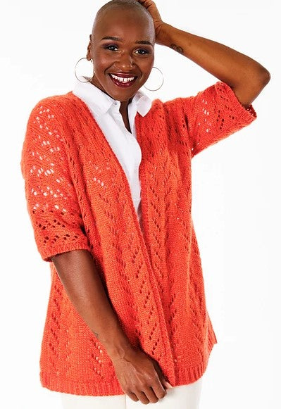 A GGH Volante & SilkHair Lusso Pattern - Eyelet ALine TShirt Style Swi ...