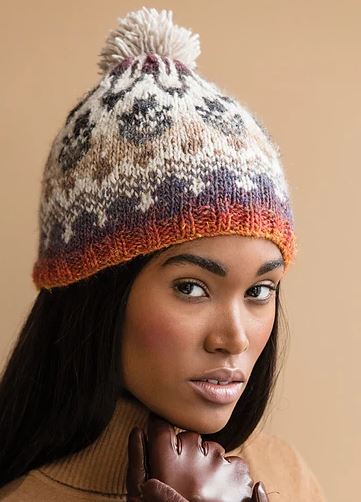 A Noro Silk Garden Pattern - Fair Isle Hat (PDF)