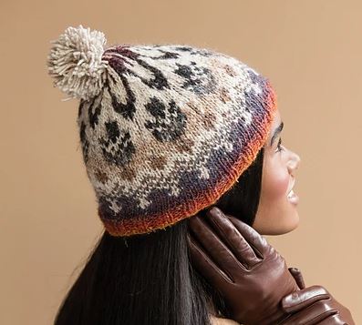 A Noro Silk Garden Pattern - Fair Isle Hat (PDF File) on sale at little knits