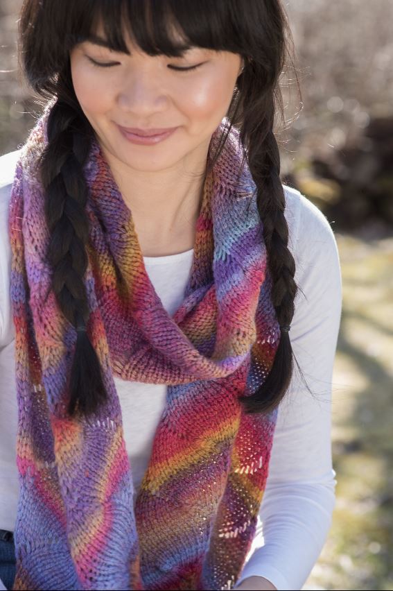 A Berroco Wizard Pattern - Famke Scarf (PDF)