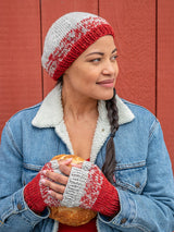 A Berroco Lanas Light Pattern - Farmstead Beret and Mitts (PDF)