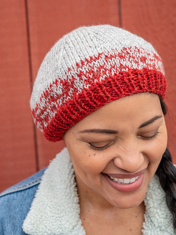 A Berroco Lanas Light Pattern - Farmstead Beret and Mitts (PDF)