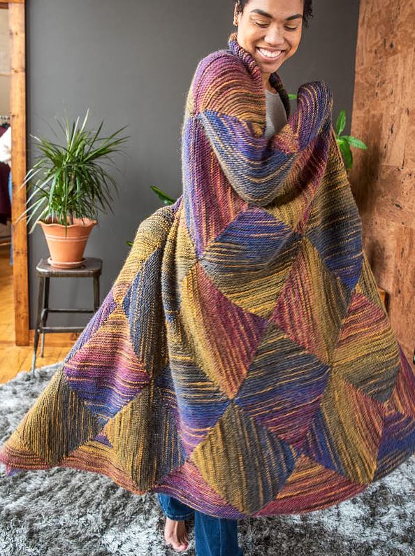 A Berroco Topaz Pattern - Fenne Blanket (PDF)