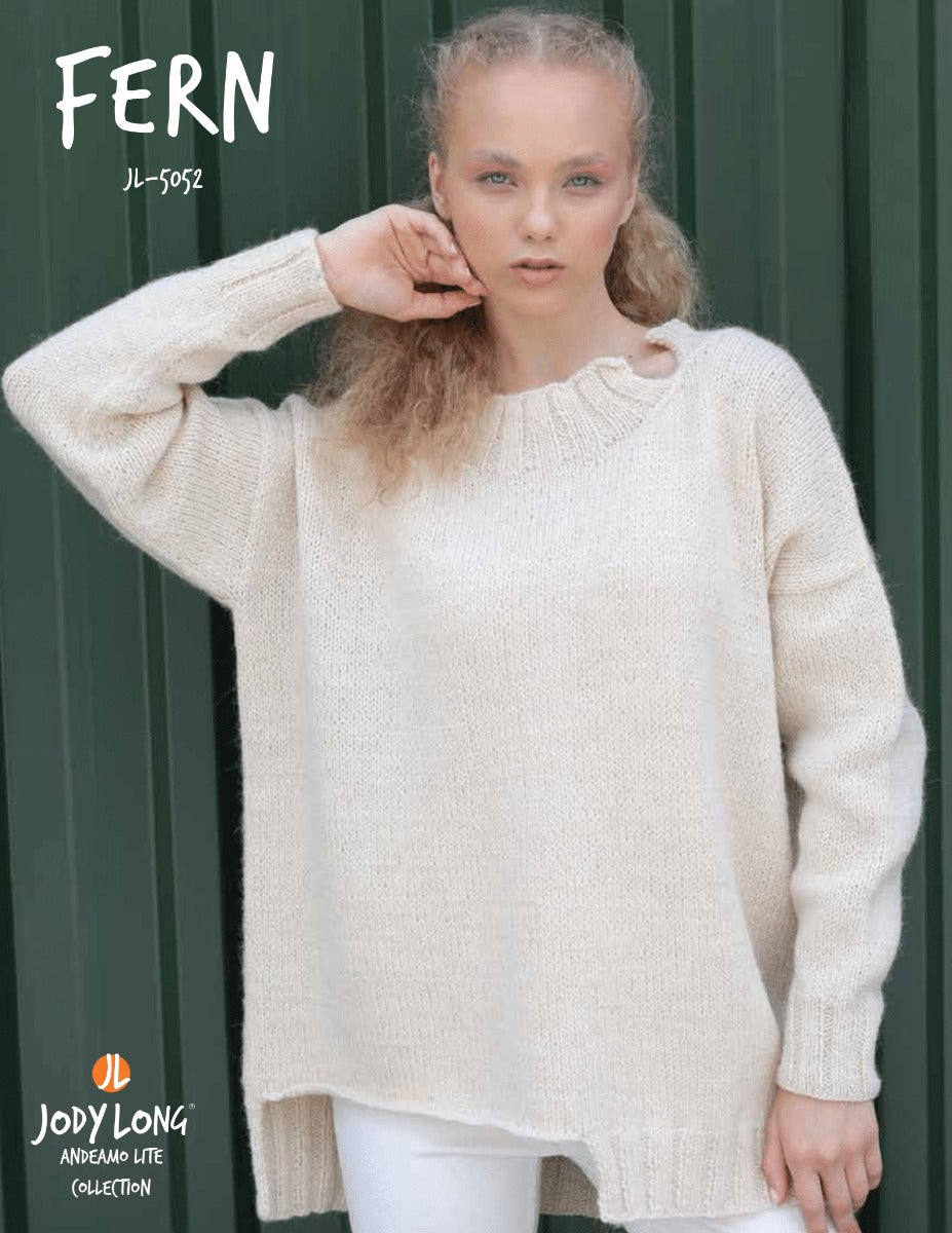 A Jody Long Andeamo Lite Pattern - Fern Sweater (PDF File)