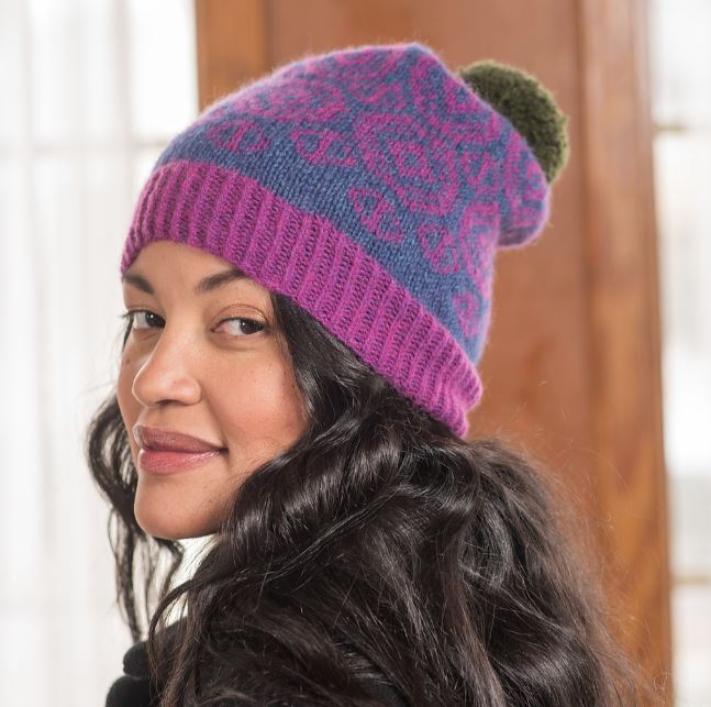 A Berroco Vento Pattern - Fernanda Hat  (PDF)