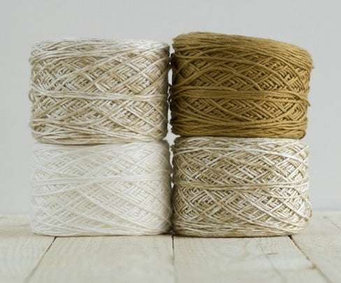 Feza Baby Gradient Blanket Kit - White to Olive (Item #517)