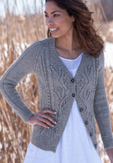 A Berroco Ultra Alpaca Natural Pattern - Fidelia (PDF File) knitting pattern on sale at Little Knits