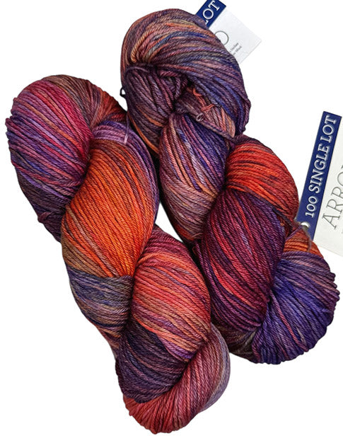 Malabrigo Arroyo One of a Kind Colors - Fiery Sunset (TWO SKEINS)