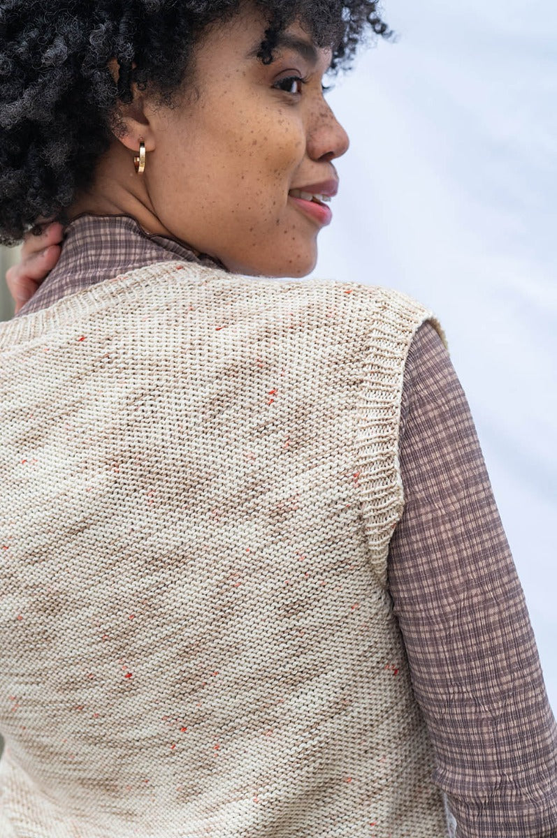 A Berroco Fika Pattern - Spruce Hill Vest (PDF)