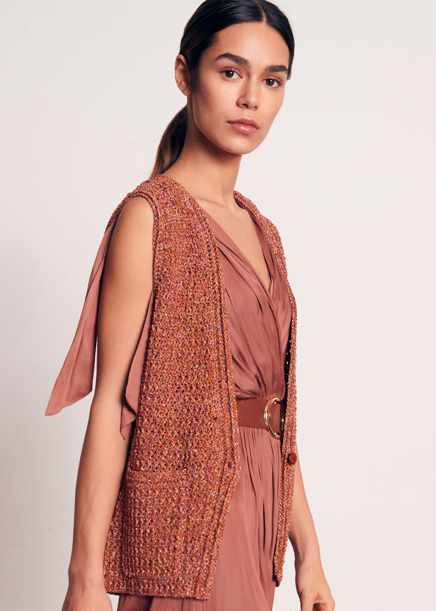 A Lana Grossa About Berlin Spotty Crochet Pattern - #24 Vest (PDF)