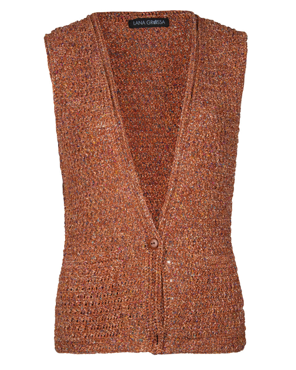 A Lana Grossa About Berlin Spotty Crochet Pattern - #24 Vest (PDF)