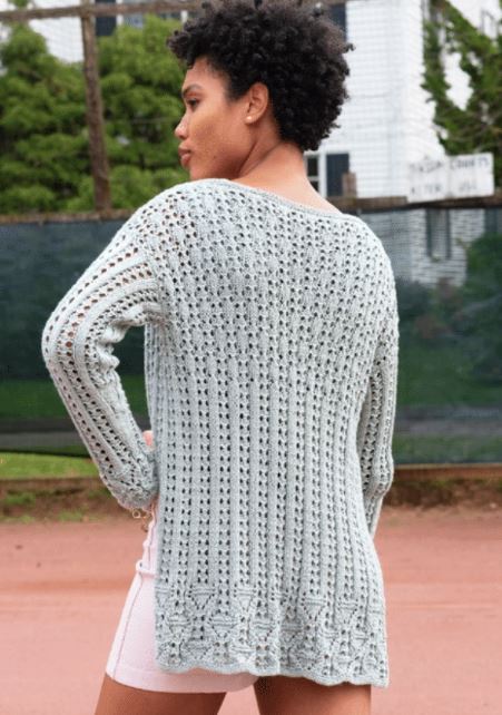 A Berroco Pima Soft Pattern - Filigree Cardigan and Tank Twinset (PDF File)