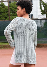 A Berroco Pima Soft Pattern - Filigree Cardigan and Tank Twinset (PDF)