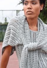 A Berroco Pima Soft Pattern - Filigree Cardigan and Tank Twinset (PDF)